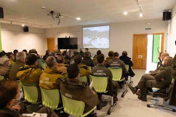 Presentación del LIFE Pro Quebrantahuesos a los agentes medioambientales y celadores de Gredos, Batuecas-Sierra de Francia, Iruelas