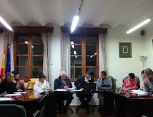 Presentación en el Ayuntamiento de Aínsa-Sobrarbe de diferentes proyectos en el Municipio promovidos por la FCQ, dentro acuerdo Custodia Territorio.